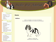Tablet Screenshot of cavalierclub.nl