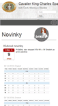 Mobile Screenshot of cavalierclub.cz